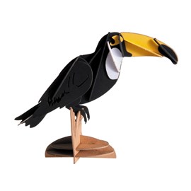 Maquette 3d en papier toucan