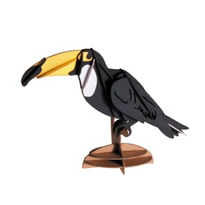 Maquette 3d en papier toucan