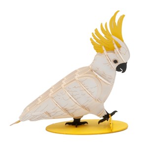 Maquette 3d en papier cacatoès