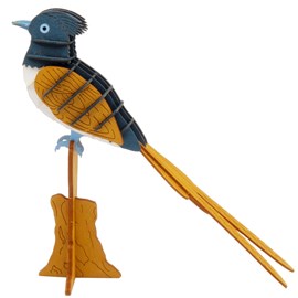 Maquette 3d en papier oiseau de paradis