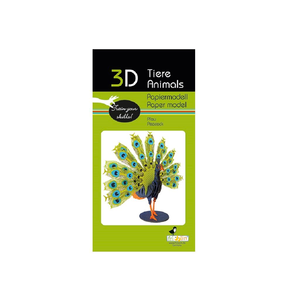 Fridolin GmbH Modèle Animal 3D En Papier - Chien