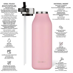Bouteille isotherme 2.0 rose 1,5l