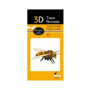 Maquette 3d en papier abeille