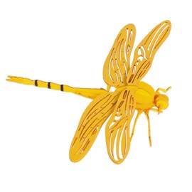 Maquette 3d en papier libellule