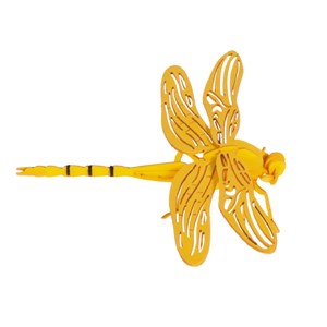 Maquette 3d en papier libellule