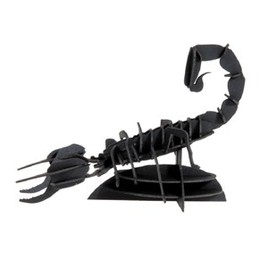 Maquette 3d en papier scorpion