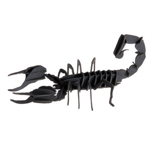 Maquette 3d en papier scorpion