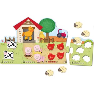 Puzzle chiffres de 1 à 5