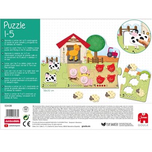 Puzzle chiffres de 1 à 5