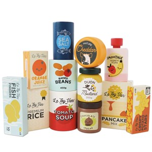 Ensemble d'épicerie du quotidien