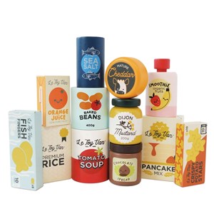 Ensemble d'épicerie du quotidien