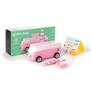 Vw beach bus rose
