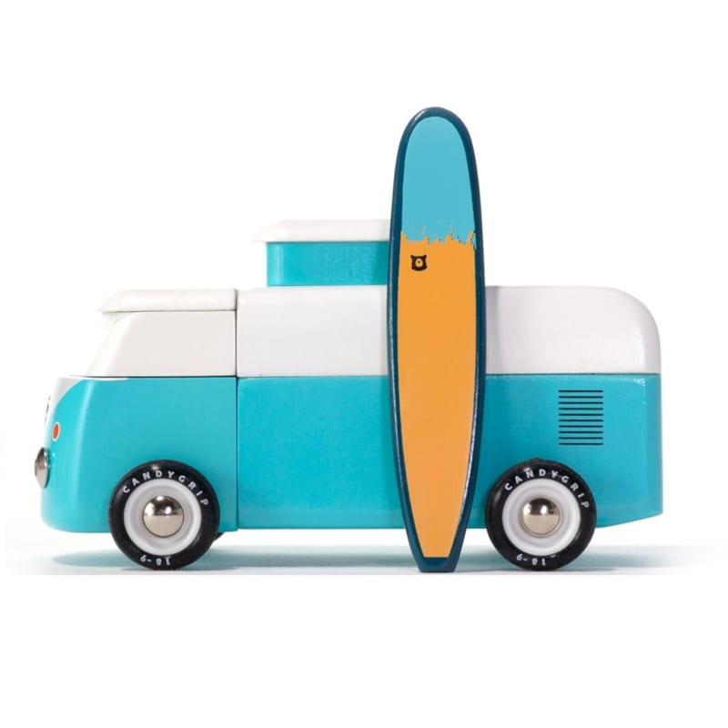 Vw beach bus bleu océan