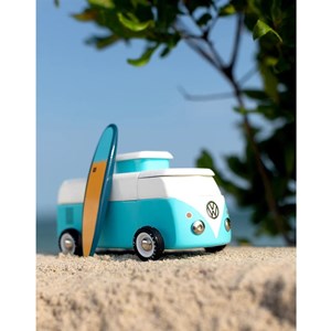 Vw beach bus bleu océan