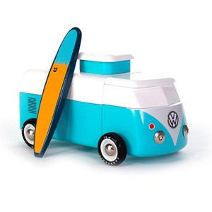 Vw beach bus bleu océan