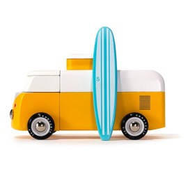 Vw beach bus sunset jaune