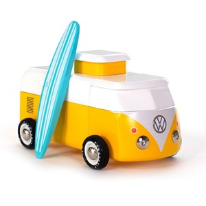 Vw beach bus sunset jaune