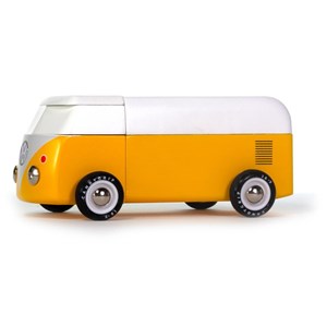 Vw beach bus sunset jaune