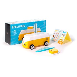 Vw beach bus sunset jaune