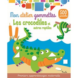 Mon atelier gommettes les crocodiles