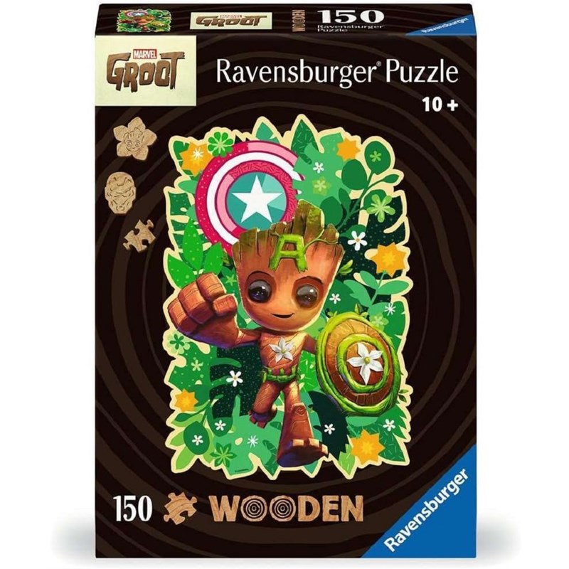Puzzle en bois groot 150 pcs