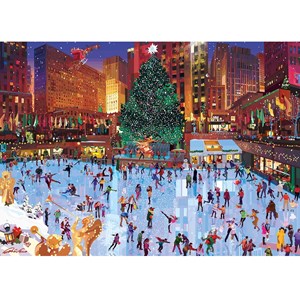 Puzzle noël au rockefeller center 1000