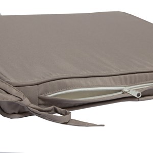 Coussin taupe chaises fauteuils pliants