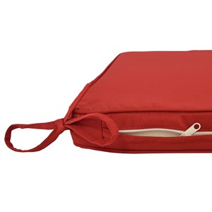 Coussin rouge chaises fauteuils pliants