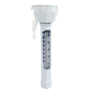 Thermomètre flottant blanc pour piscine