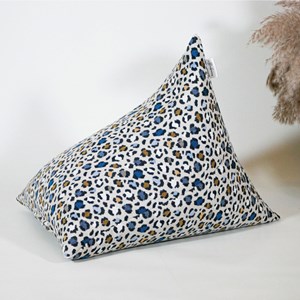 Coussin de méditation berlingot léopard