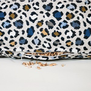 Coussin de méditation berlingot léopard