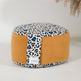 Zafu coussin de méditation haut leopard