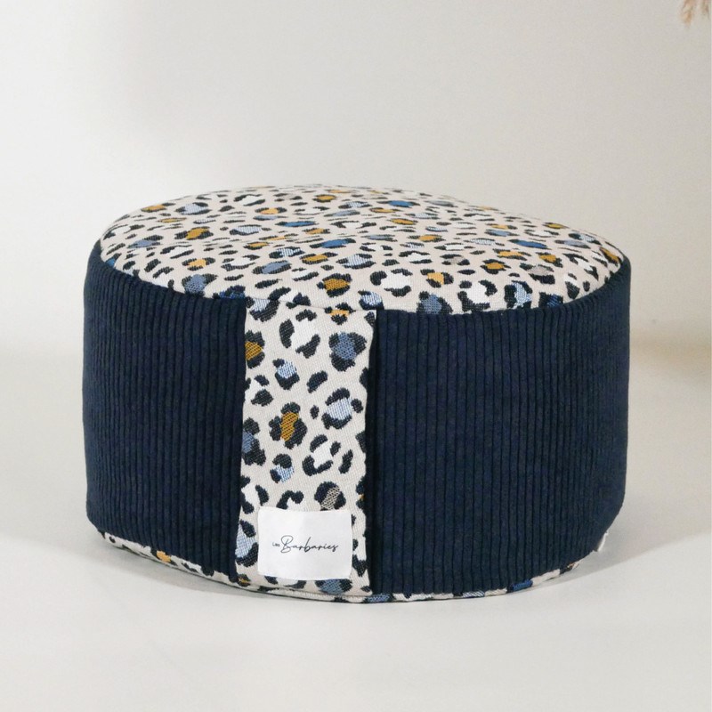 Zafu coussin de méditation haut leopard
