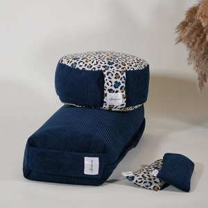 Zafu coussin de méditation bas leopard