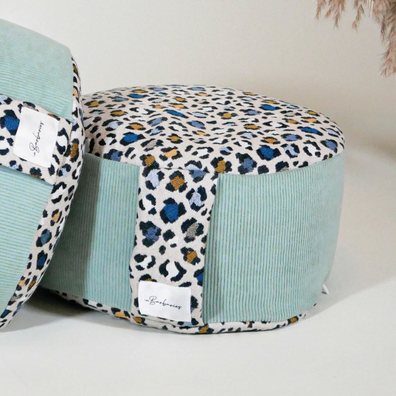 Zafu coussin de méditation haut leopard
