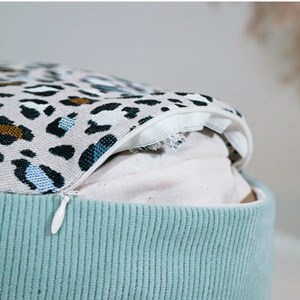 Zafu coussin de méditation haut leopard