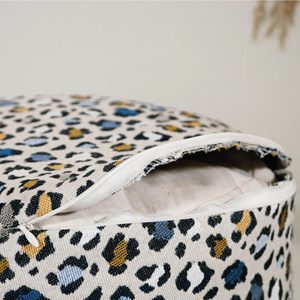 Zafu coussin de méditation haut leopard