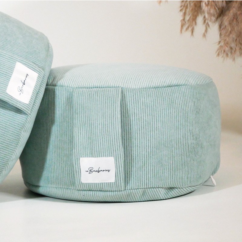 Coussin de méditation haut, zafu velours