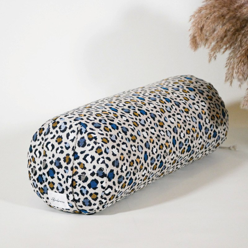 Coussin de yoga - bolster - léopard
