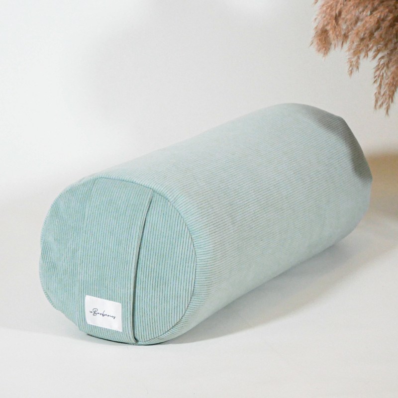 Coussin de yoga - bolster velours côtelé