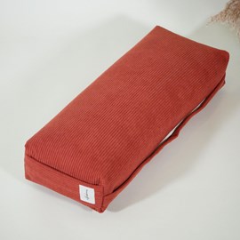 Coussin de yoga - bolster velours côtelé