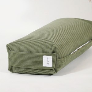 Coussin de yoga - bolster velours côtelé