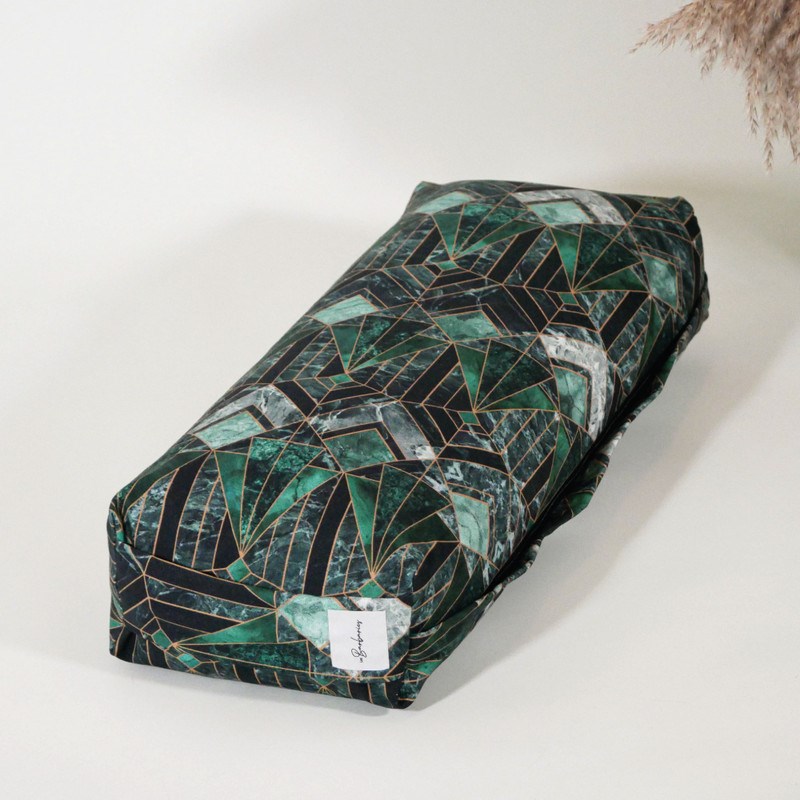 Coussin de yoga - bolster jade