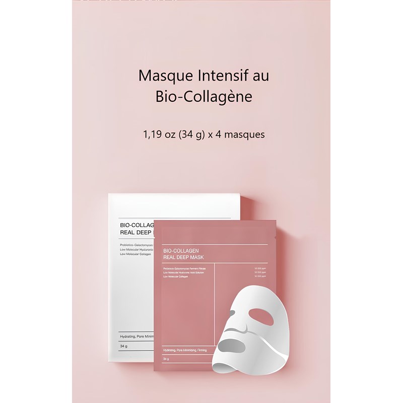 Masque lifting visage collagene
