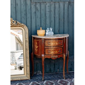 Commode en bois et marbre n°67