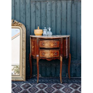 Commode en bois et marbre n°67