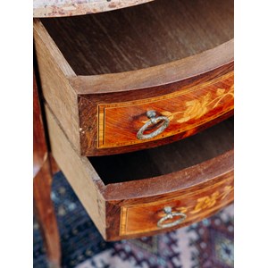 Commode en bois et marbre n°67