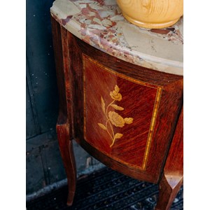 Commode en bois et marbre n°67