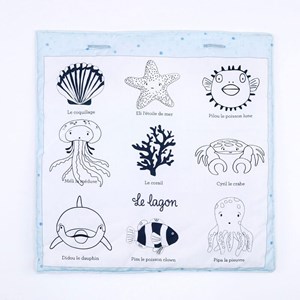 Panneau d'activité le lagon