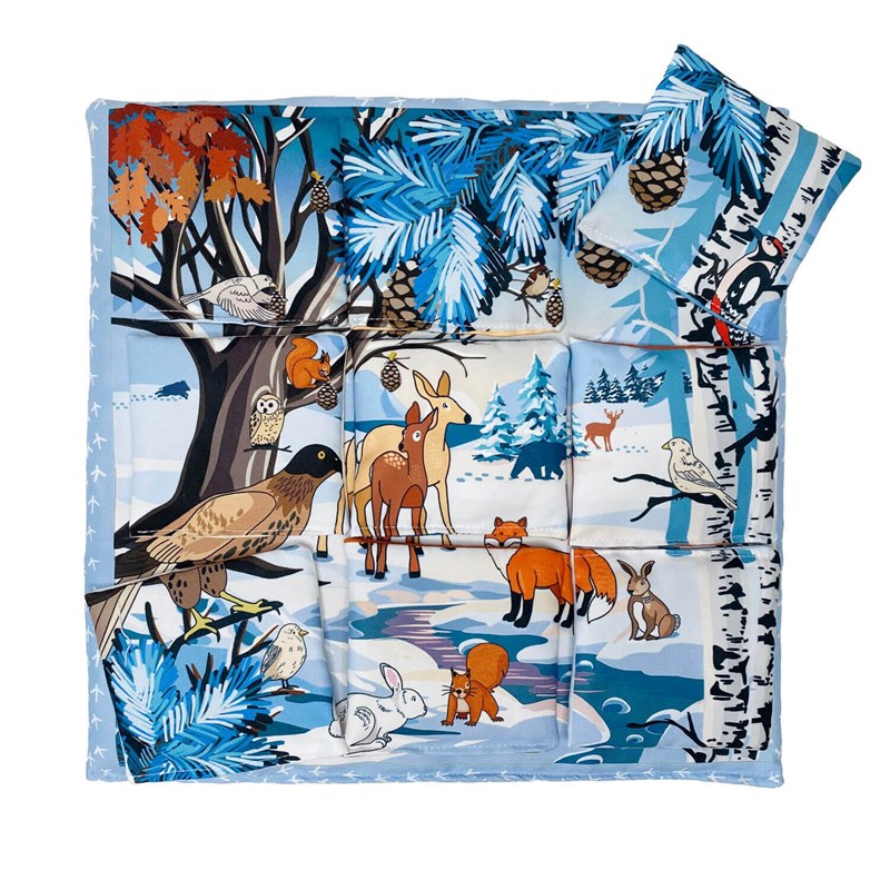 Puzzle loto l'hiver